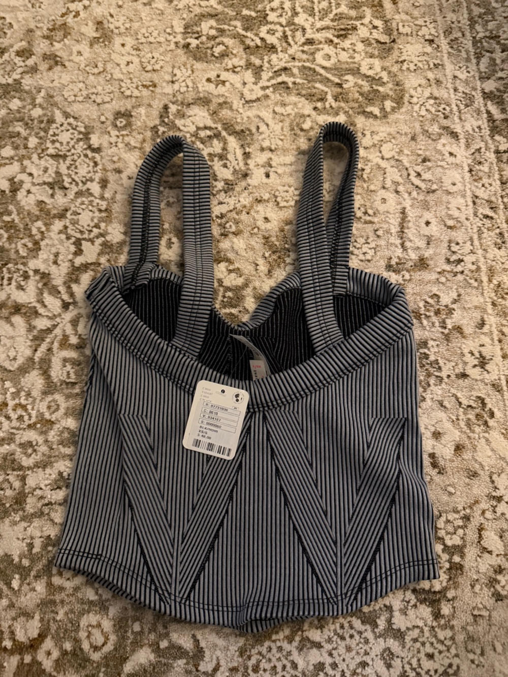 Free People Movement Perfectly Plaited Cami - Blk Combo